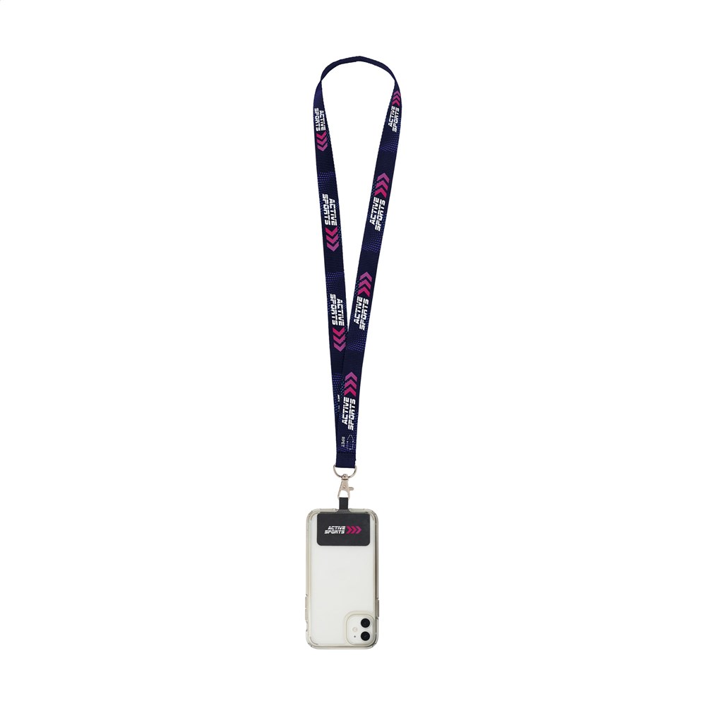 Lanyard Sublimation RPET 2 cm with Patch keycord