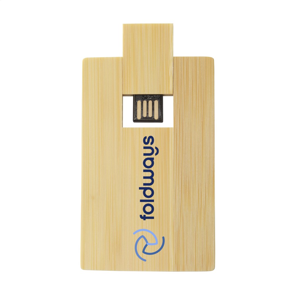 CreditCard USB Bamboo 16 GB