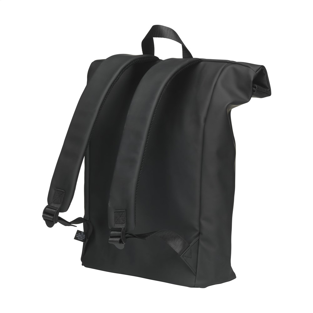 Lennon Roll-Top Recycled PU Backpack