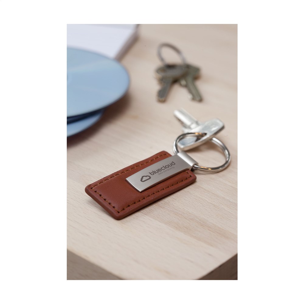 LeatherKey keyring