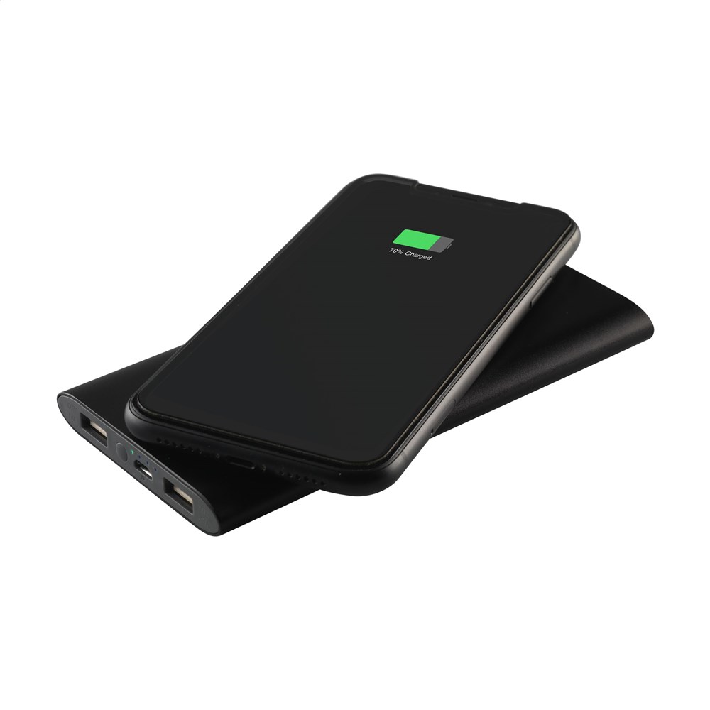 Aluminium 8000 Wireless Powerbank wireless charger