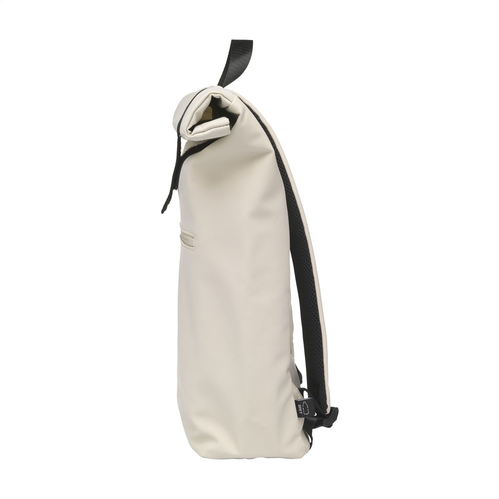 Lennon Roll-Top Recycled PU Backpack