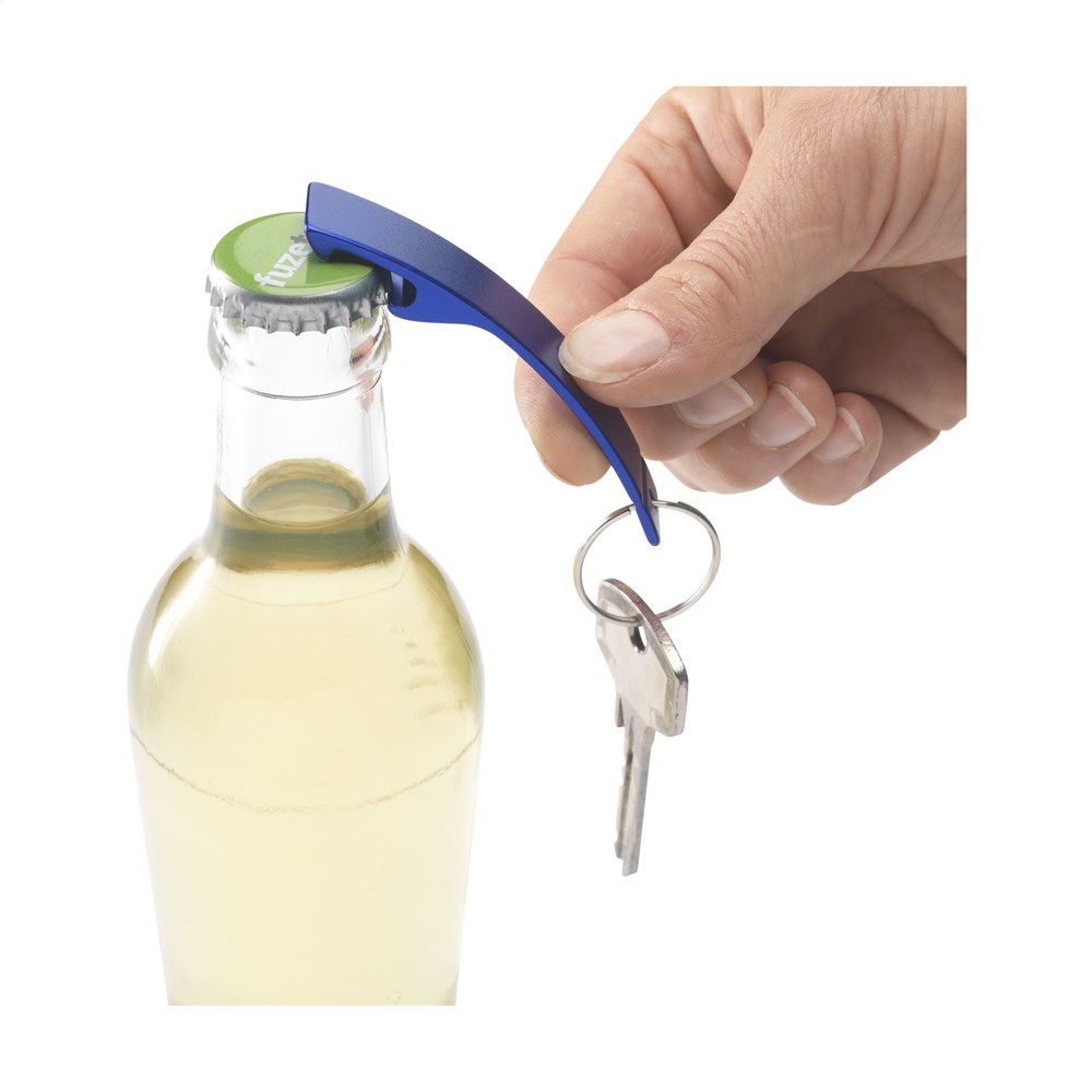 Alu Opener GRS Recycled keyring