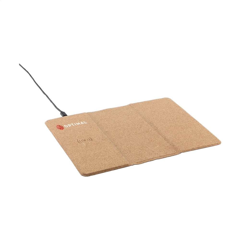 Cork Wireless Charging Mousepad