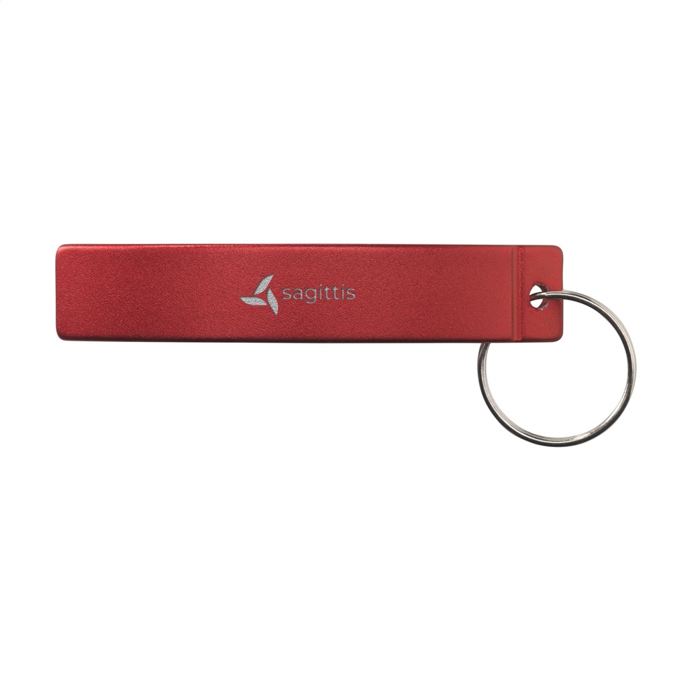 Alu Opener GRS Recycled keyring