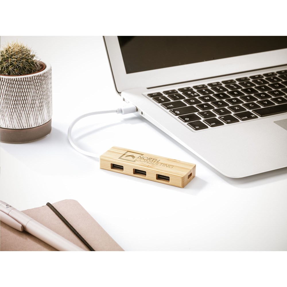 Bamboo USB Hub