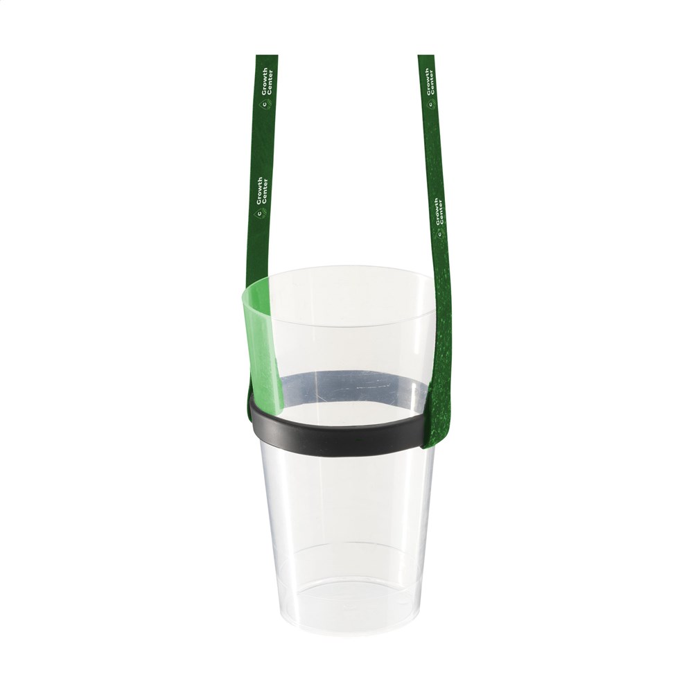 Lanyard Sublimation RPET 1.5 cm with Cup holder