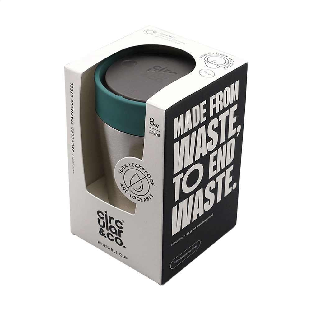 Circular&Co Recycled Stainless Steel Coffee Cup 227 ml