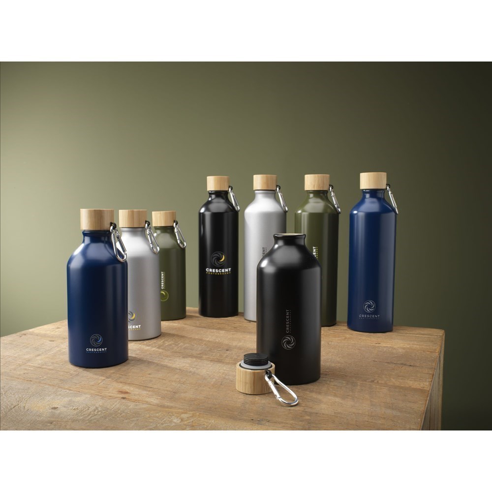 AluBamboo GRS Recycled Alu 750 ml water bottle