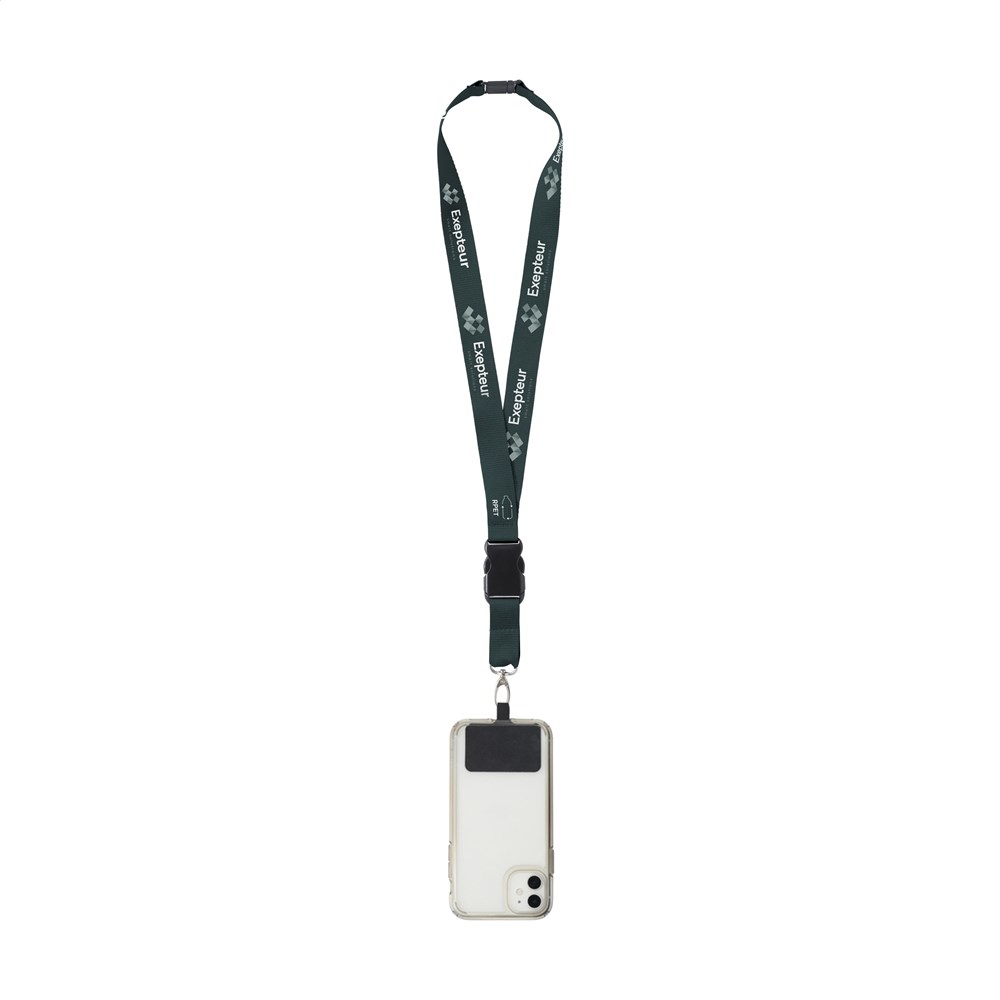 Lanyard Promo Complete Sublimatie RPET 2 cm with Patch