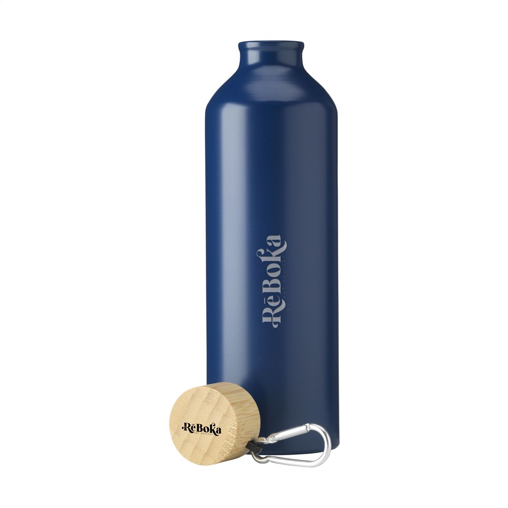 AluBamboo GRS Recycled Alu 750 ml water bottle