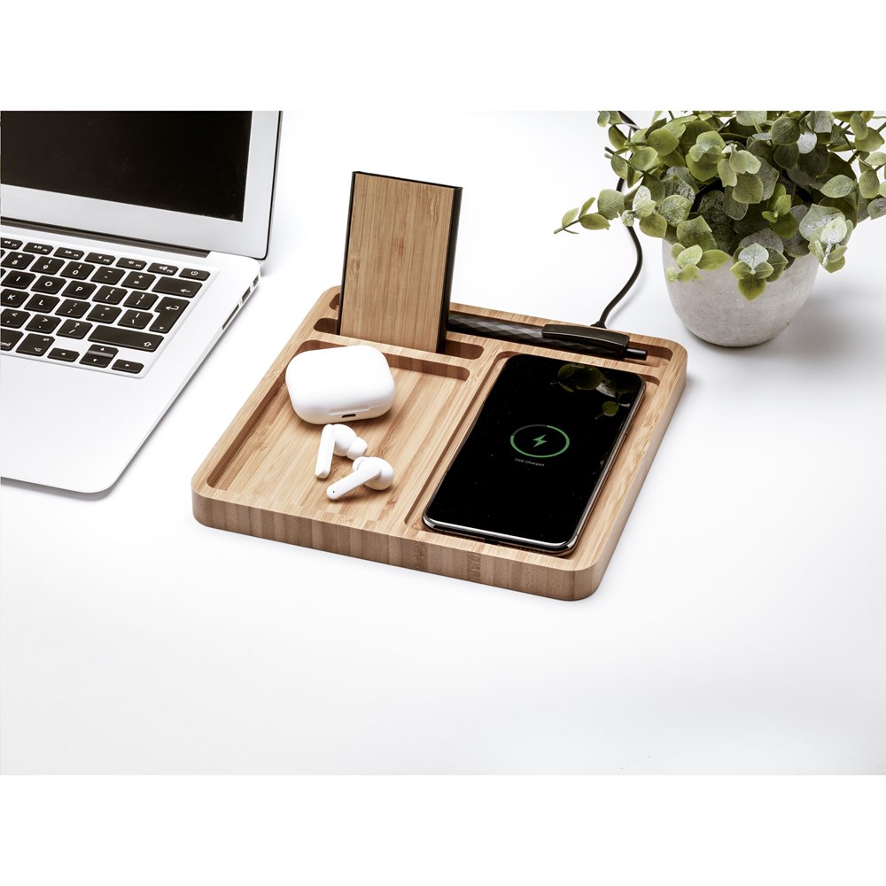 Bamboo Organizer charger