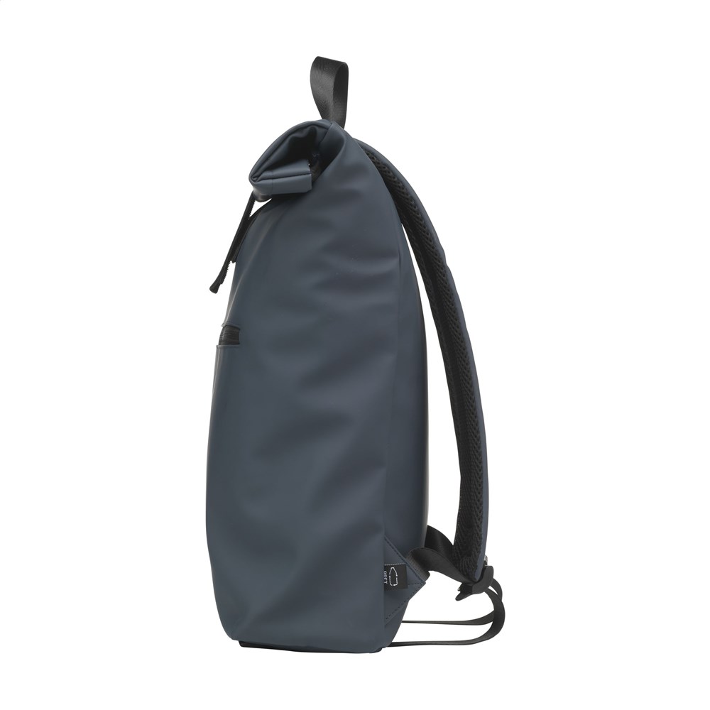 Lennon Roll-Top Recycled PU Backpack