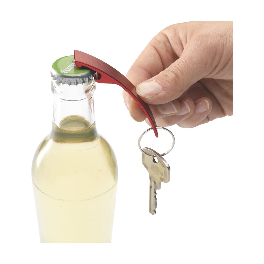 Alu Opener GRS Recycled keyring