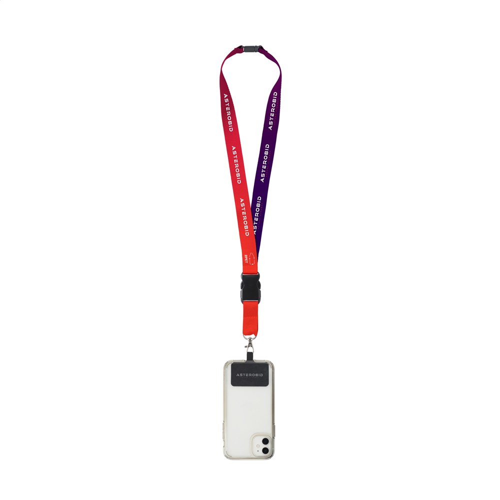 Lanyard Promo Complete Sublimatie RPET 2 cm with Patch